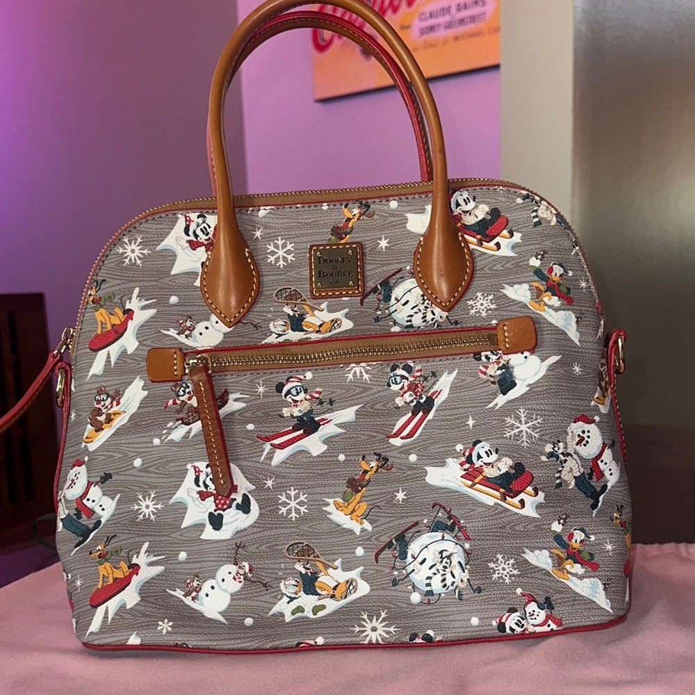 Dooney & Bourke Disney Holiday/Skiing snow purse